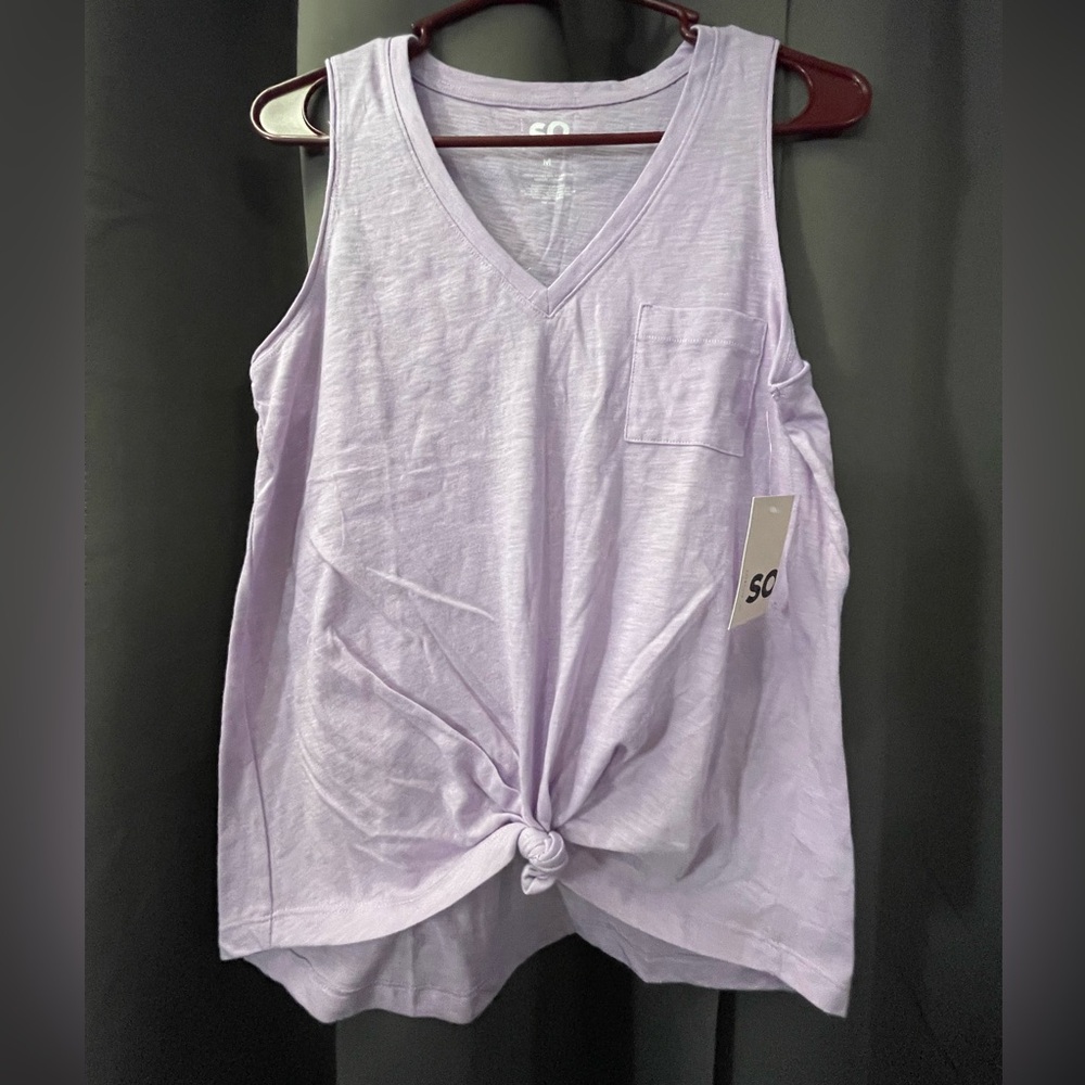 NWT SO Women's Light Purple Tank Top